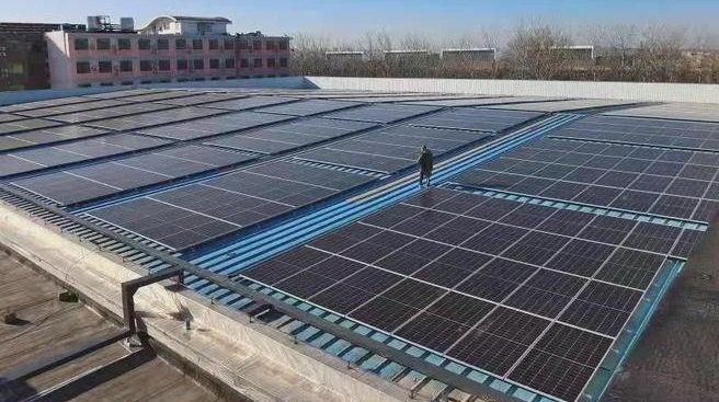 30MW rooftop distributed power station in Taishan, Guangdong Province